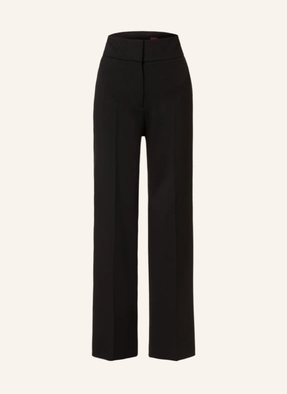 HUGO Wide leg trousers HIMIA made of jersey