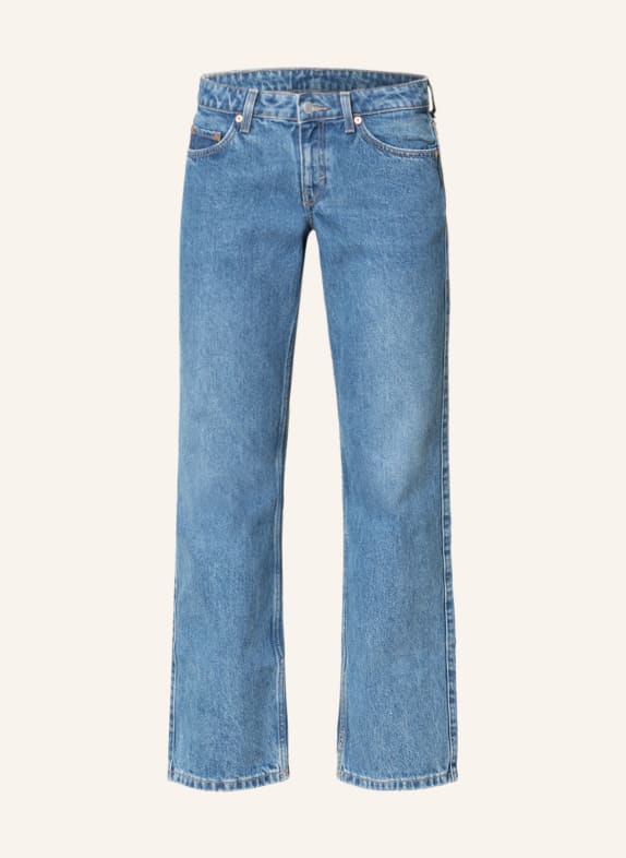 WEEKDAY Straight jeans 75-101 Blue Medium Dusty Harper Blue