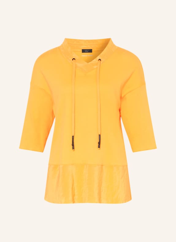 MARC CAIN Shirt im Materialmix mit 3/4-Arm
