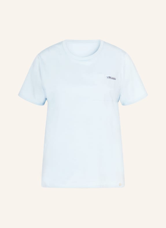MARC CAIN T-Shirt mit Schmucksteinen 314 atmospheric blue