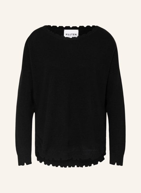 KUJTEN Cashmere-Pullover MELAH SCHWARZ