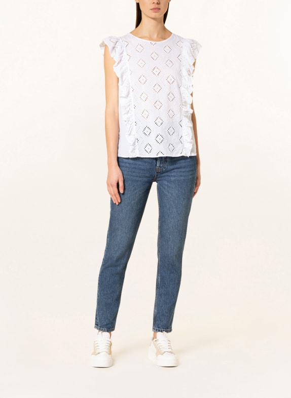 BOSS Blouse top LLACA with crochet lace