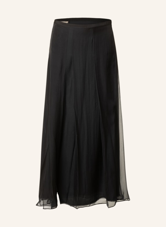 GUCCI Seidenrock SCHWARZ