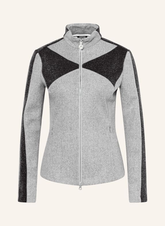 SPORTALM Sweatjacke mit Glitzergarn