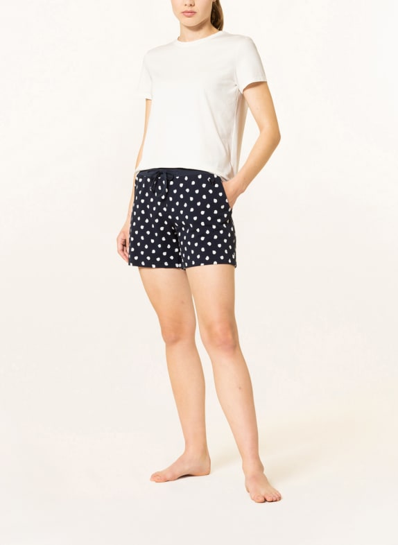 SHORT STORIES Slaapshort DONKERBLAUW / WIT