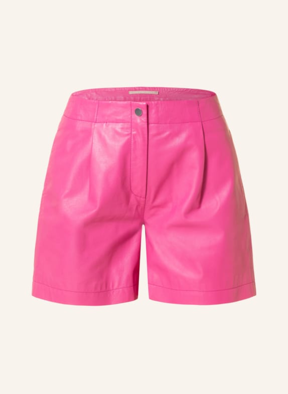 (THE MERCER) N.Y. Leather shorts PINK