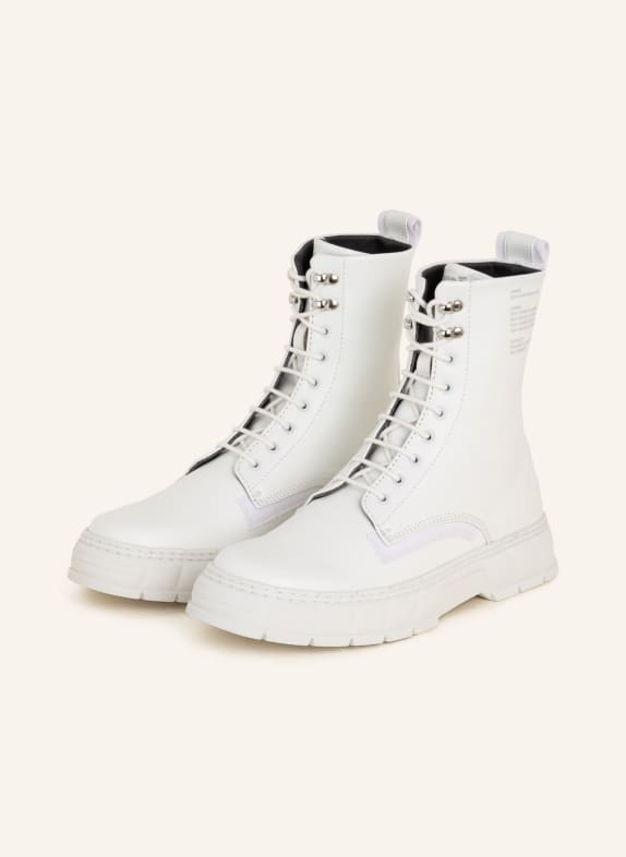 VIRÒN Lace-up boots 1992 APPLESKIN WHITE