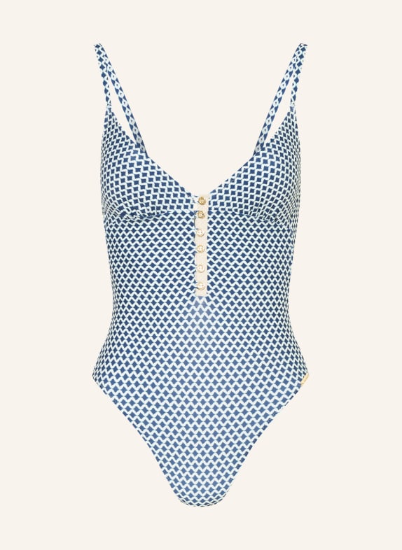 watercult Swimsuit NAUTIC CALL DARK BLUE/ CREAM