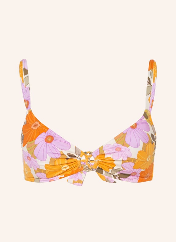 watercult Bralette-Bikini-Top NEW HIPPIE ORANGE/ ROSA/ HELLGRÜN