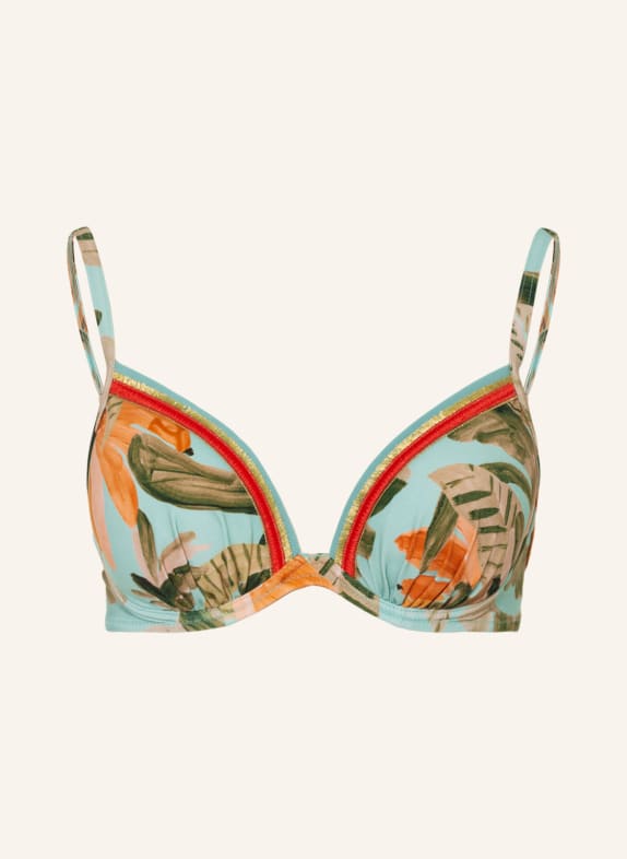 watercult Underwired bikini top VITAMINE SEA MINT/ GREEN