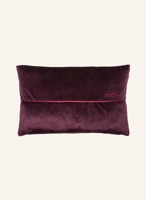 JOOP! Velvet decorative cushion cover J!SCENE  DARK RED