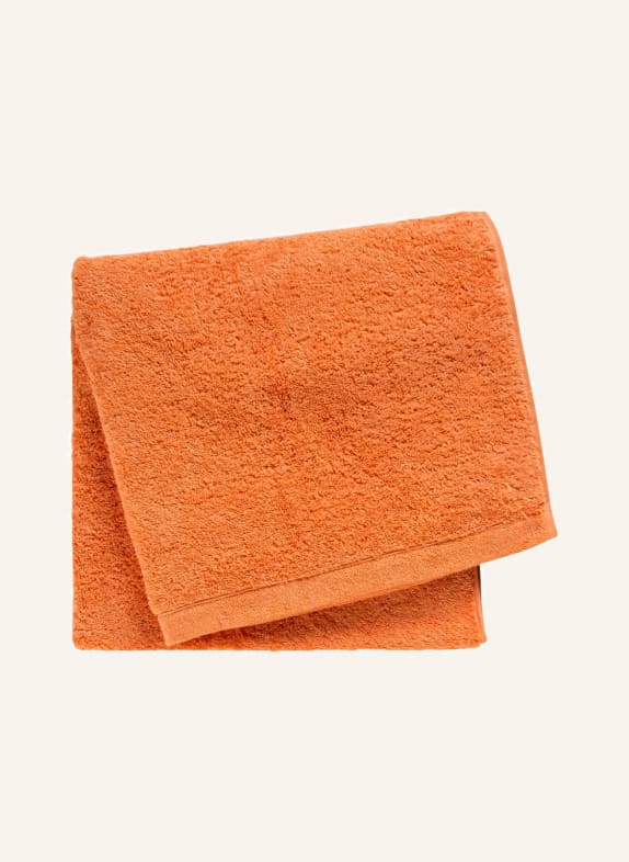 Cawö Ręcznik kąpielowy LIFESTYLE  CIEMNOPOMARAŃCZOWY