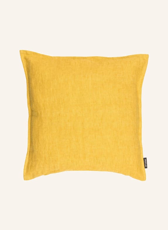 PROFLAX Linen decorative cushion cover SVEN DARK YELLOW