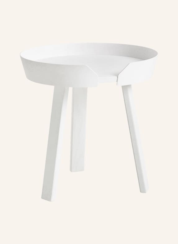 MUUTO Side table AROUND SMALL WHITE