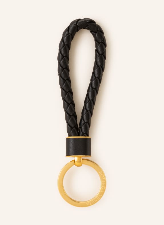 BOTTEGA VENETA Schlüsselanhänger INTRECCIO DEEP BLUE