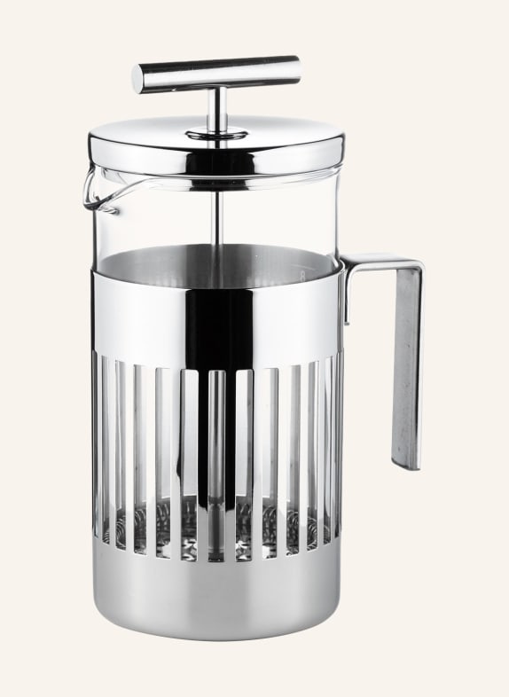 ALESSI Kaffee- und Teezubereiter 9094/8 mit Pressfilter SILBER