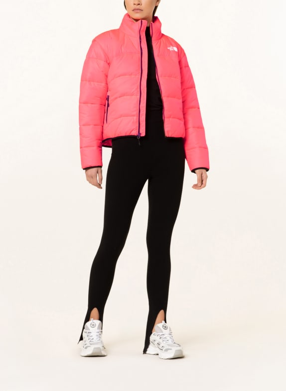 THE NORTH FACE Quilted jacket NEON PINK
