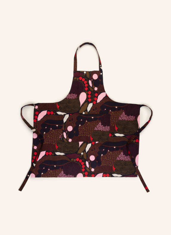 marimekko Schürze PIENI RUSAKKO DUNKELBLAU/ FUCHSIA/ OLIV