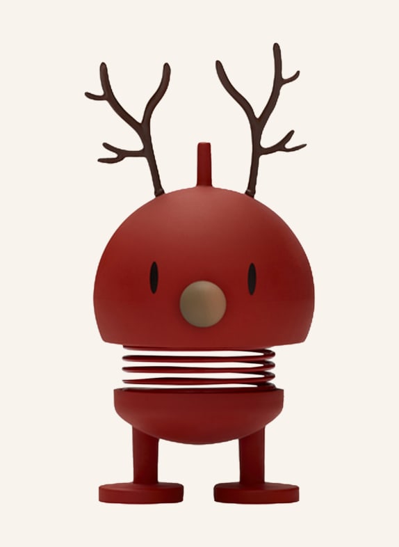 Hoptimist Dekofigur REINDEER BUMBLE S DUNKELROT