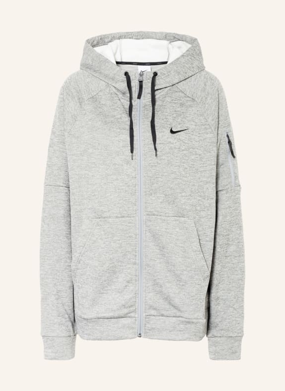 Nike Kurtka treningowa THERMA-FIT SZARY