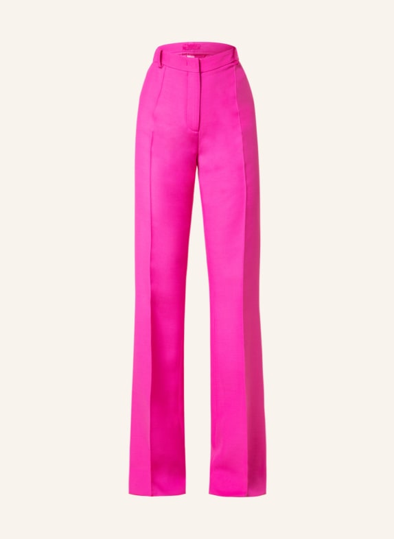 VALENTINO Wide leg trousers with silk