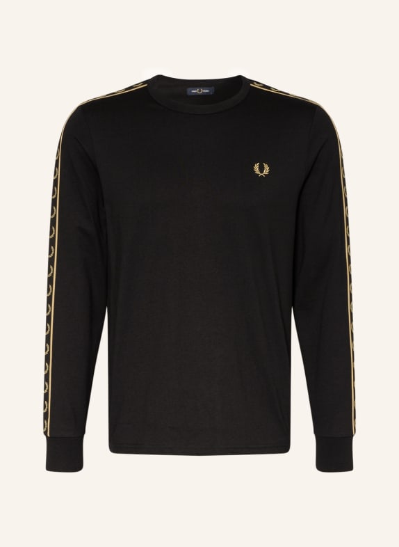 FRED PERRY Longsleeve mit Galonstreifen