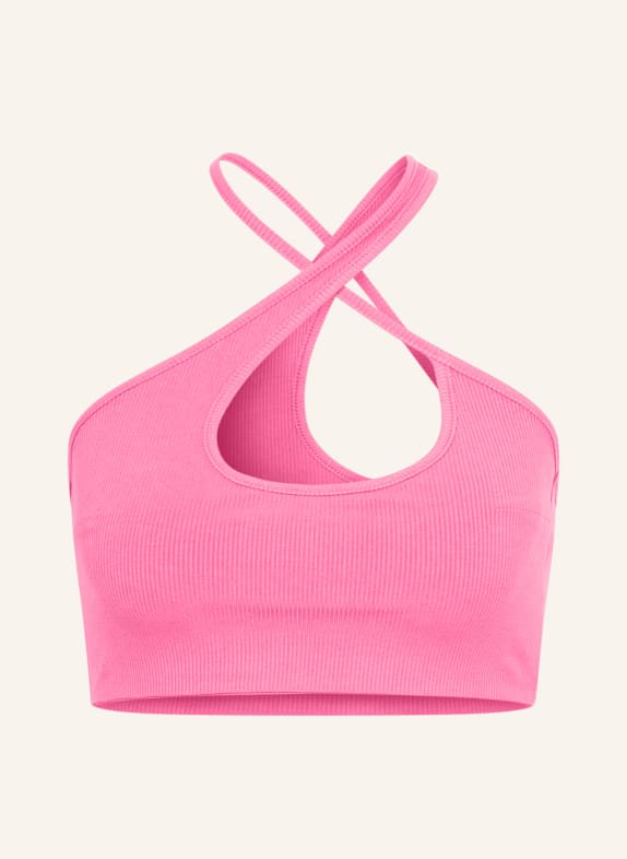WRSTBHVR Cropped top SCAI NEON PINK