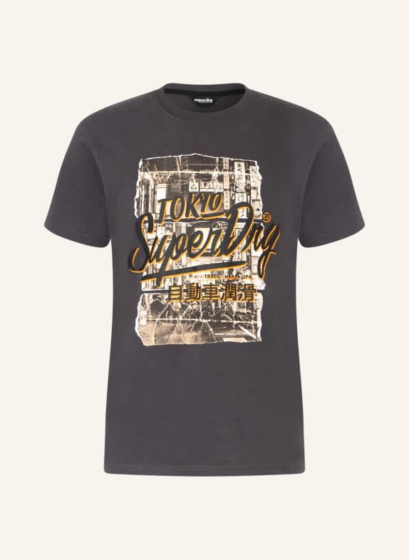 Superdry T-Shirt DUNKELGRAU