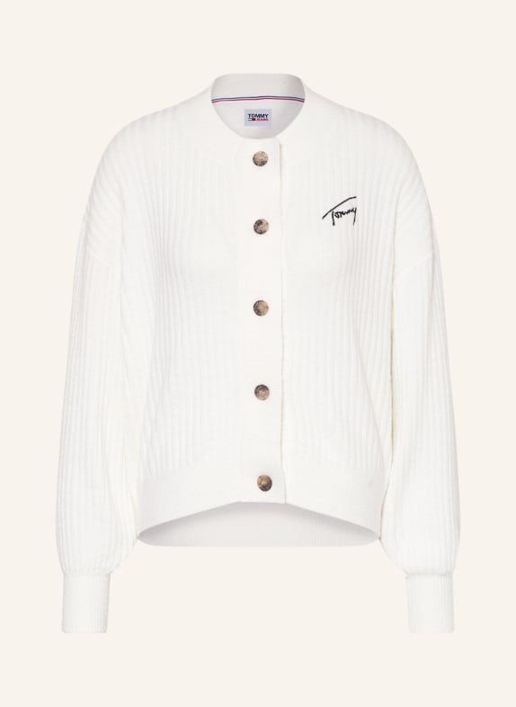 TOMMY JEANS Cardigan WHITE