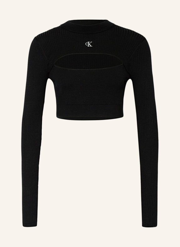 Calvin Klein Jeans Krótka koszulka z długim rękawem