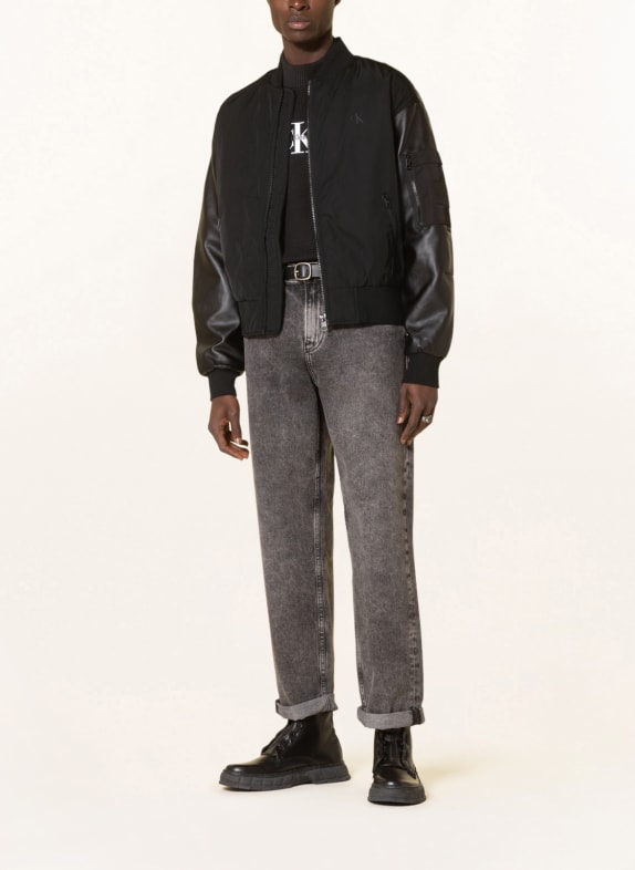Calvin Klein Jeans Jacke in Lederoptik