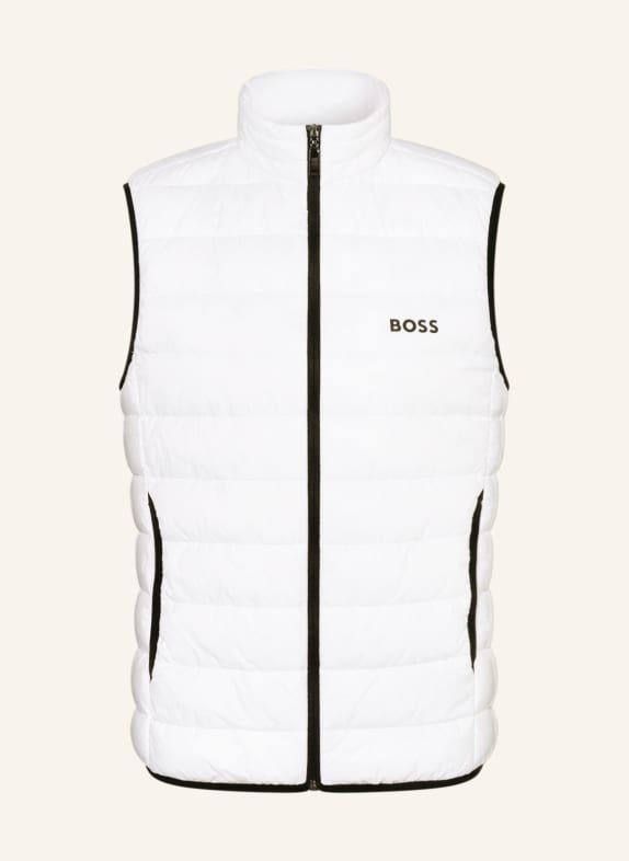 BOSS Quilted vest THOR WHITE/ BLACK