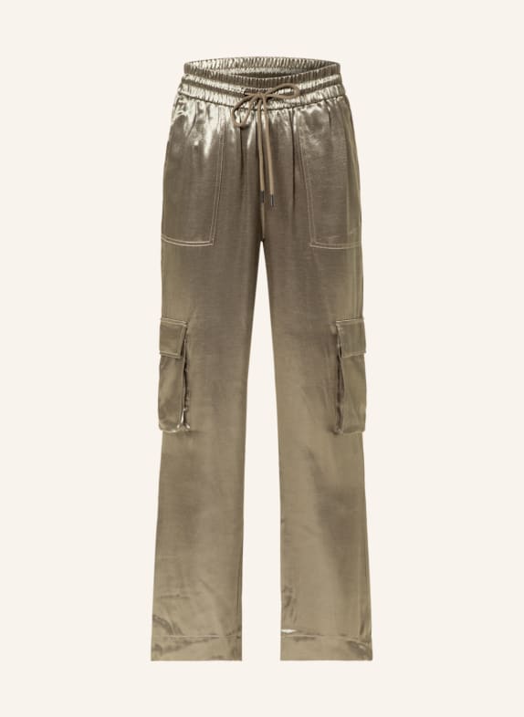 GUESS Trousers CHANTAL in jogger style LIGHT GREEN