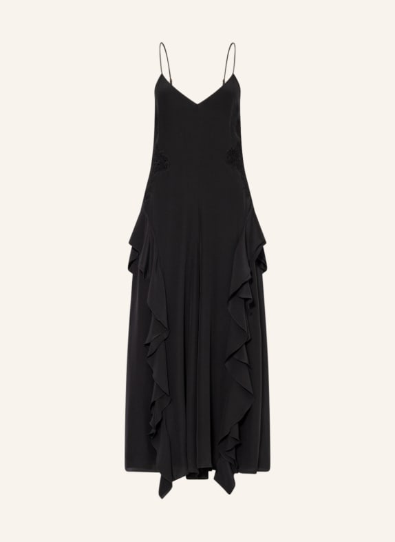 Chloé Silk dress with lace and frills