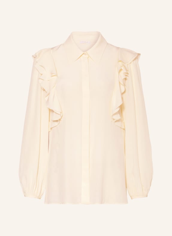 Chloé Shirt blouse made of silk with ruffles