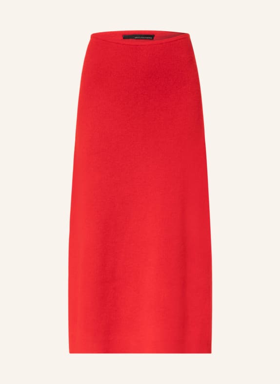 360CASHMERE Knit skirt ASHTON in cashmere RED