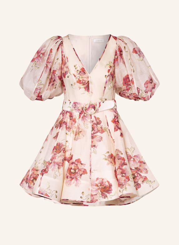 ZIMMERMANN Kleid HIGH TIDE mit Leinen und Seide