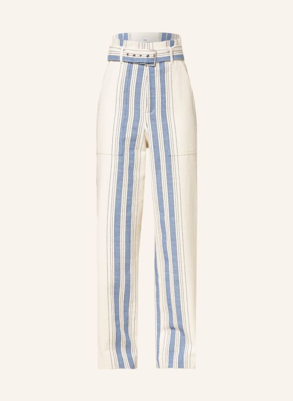 CLOSED Wide leg trousers TALOGA CREAM/ BLUE