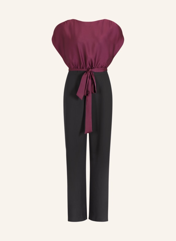 SWING Jumpsuit im Materialmix