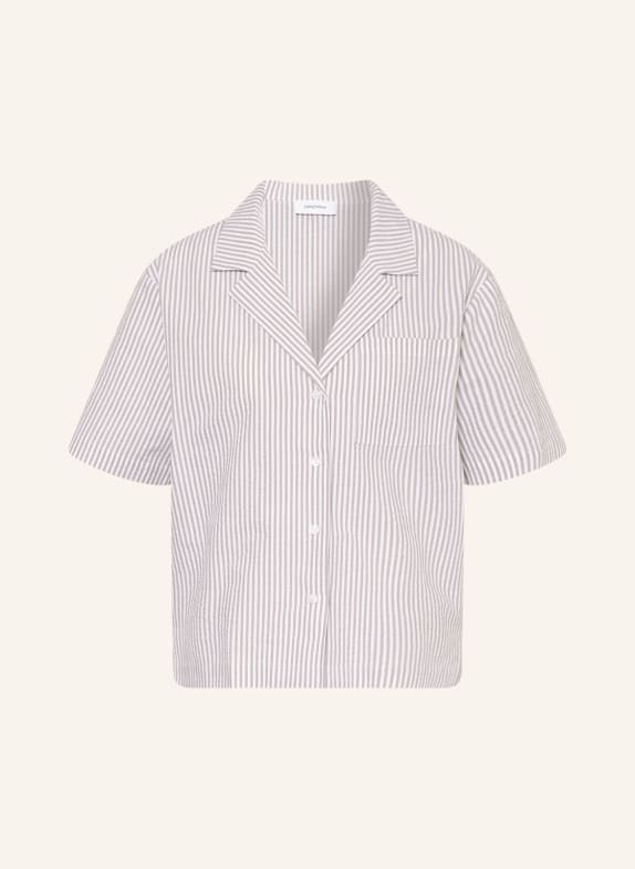 darling harbour Pajama shirt WHITE/ BEIGE