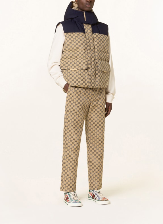 GUCCI Daunenweste mit abnehmbarer Kapuze