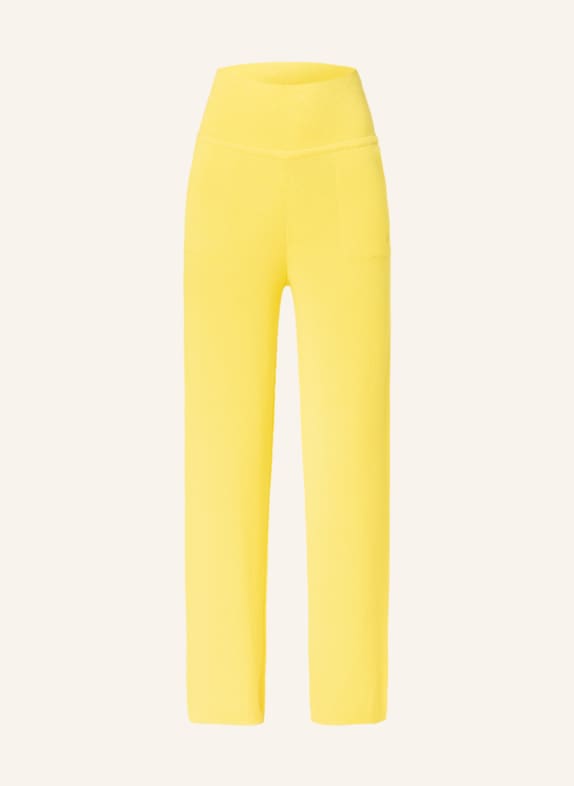 SMINFINITY Knit trousers YELLOW