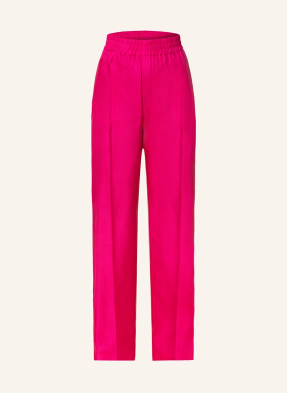 RED VALENTINO Wide leg trousers made of silk