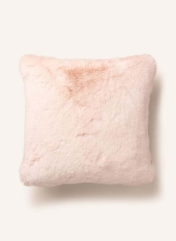 Star Home Faux fur decorative cushion LIGHT PINK/ GRAY