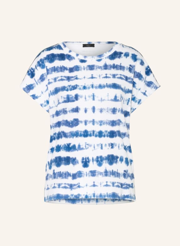 MARC CAIN T-Shirt mit Galonstreifen 395 MIDNIGHT BLUE