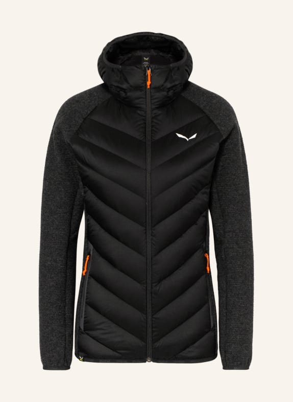 SALEWA Hybrid-Daunenjacke FANES SARNER SCHWARZ