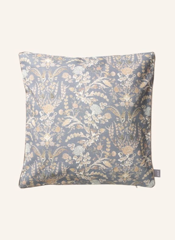 PAD Decorative cushion cover AMALIE BLUE GRAY/ BEIGE/ WHITE