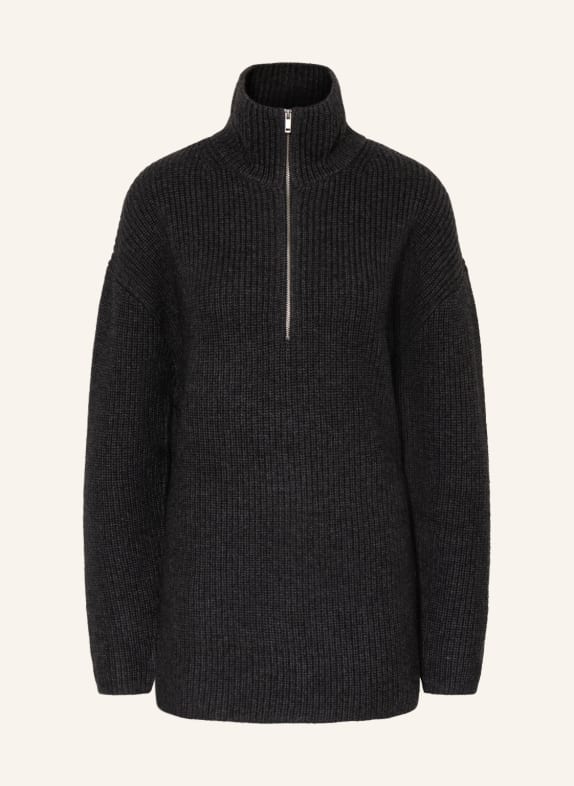 COS Half-zip sweater with cashmere