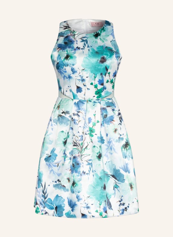 VM VERA MONT Cocktailkleid WEISS/ BLAU/ PETROL