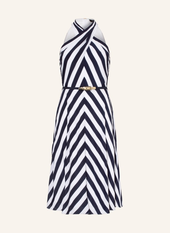 LAUREN RALPH LAUREN Kleid WEISS/ DUNKELBLAU